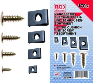 Gama de discos y tornillos de amortiguación BGS | 170 piezas - 8114 - Imagen 1 de 3