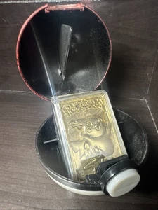 1999 Pikachu Pokémon 23k Gold Plated Card Limited Edition Burger King In Ball B - Bild 1 von 11