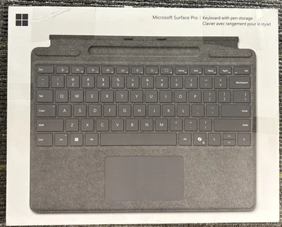 Microsoft Surface Pro Keyboard for Pro (11th Edition), Pro 9 Pro 8 & Pen Storage - Image 1 of 4