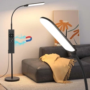 LED Floor Lamp, 18W Super Bright Floor Lamp for Living Room, Adjustable Stepl... - Bild 1 von 9
