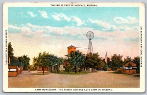 K40/ Phoenix Arizona Postcard c1930 Camp Montezuma Cottage Auto Camp 491 - Picture 1 of 2