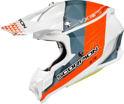 SCORPION EXO VX-16 OFF-ROAD HELMET PRISM ORANGE SIZE LARGE - Image 1 of 2