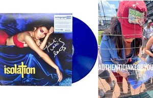KALI UCHIS SIGNED "ISOLATION" VINYL ALBUM AUTOGRAMM PESO - PSA/DNA COA + PROOF - Bild 1 von 3