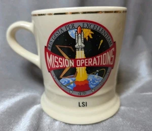 Vintage LSI Space Shuttle Mission Operations Queens China Coffee Mug  - Picture 1 of 8