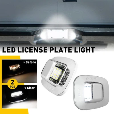 2 Light LED Lamp License Plate Fit Chevrolet 1998-2000 C/K-SERIES 1500/2500/3500 - Image 1 of 4