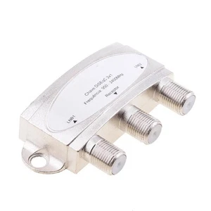 Waterproof Satellite 2x1 DISEqC Switch LNB LNBF Free To Air Dish Network - Picture 1 of 6