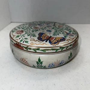 Meister Made In Brazil Pulverdose 51.253-2 Schmetterling und Blumen - Bild 1 von 9