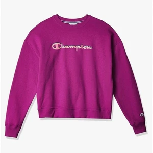 Champion Damen Powerblend Relaxed Crew Script Outline Sweatshirt 2XL - Bild 1 von 4