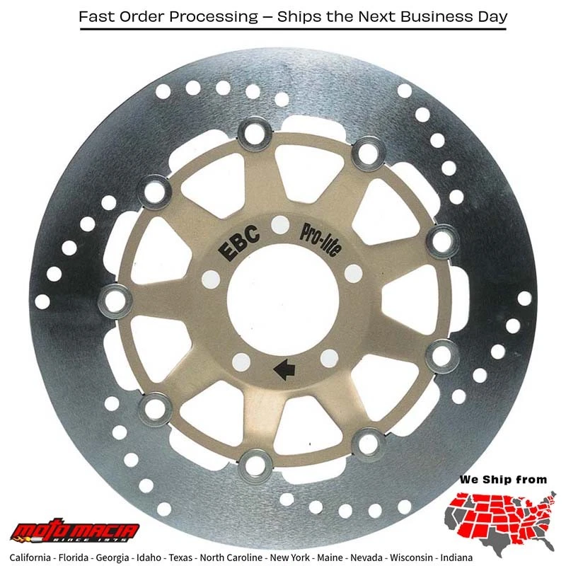 Rotor (disco de freno) EBC Honda VFR1200XD 2016-2017 VFR1200X 2016-2017 - Imagem 1 de 1