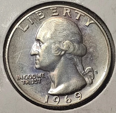 1969-S Washington Quarter - Image 1 of 4