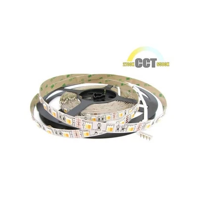 Bobina Striscia Striscia Strip Led CCT 300 SMD 5050 WWR 12V Bianco Caldo Neutro  - Immagine 1 di 3
