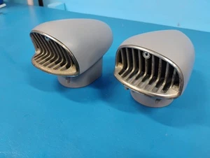 1956 Cadillac Rear AC Air Conditioning Fresh Air Intake Vents Air Scoops - Picture 1 of 6
