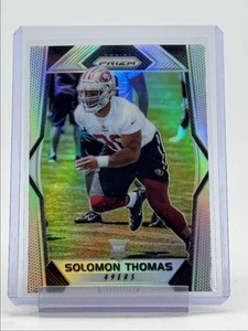 SOLOMON THOMAS 2017 PANINI PRIZM ROOKIE FOOTBALL SILVER 49ERS RC Q4559 - Picture 1 of 2