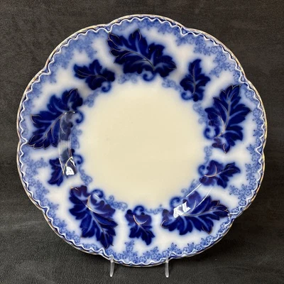 Plato de cena Johnson Brothers Flow azul NORMANDY 10 pulgadas #6 Foto 1 de 4