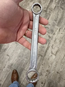 Indestro # 925 13/16" x 7/8" Offset Llave de extremo en caja 12 puntos forjada hecha en EE. UU. - Imagen 1 de 10