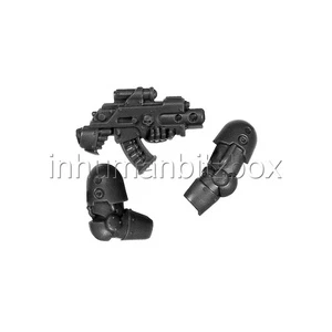 SQTD08 PAIRE BRAS BOLTER SPACE MARINE MKII MK2 HORUS HERESY WARHAMMER BITS 38à40 - Picture 1 of 1