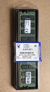 Kingston 16 GB 2Rx4 PC4-2133 RDIMM DDR4-17000 ECC memoria server registrata RAM 1x - Foto 1 di 10