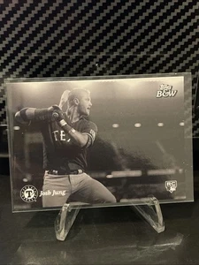 Josh Jung 2023 Topps blanco y negro novato RC Rangers #46 - Imagen 1 de 2