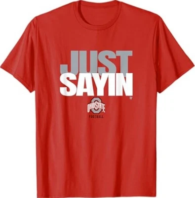 Camiseta de fútbol americano Julian Sayin - Just Sayin (rojo) - Ohio State Foto 1 de 3