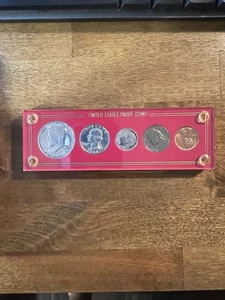 1964 U.S. Mint Proof Set in Plastic Holder GEM Silver Proof Set Kennedy Half - Picture 1 of 24