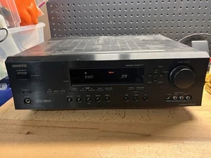 Onkyo Digital AV Home Theater Receiver TX-SR502 6.1 Ch 75X6/Channel Watts - Picture 1 of 9