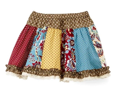 FALDA MIX IT UP NUEVA CON ETIQUETAS PASTEL MOSTAZA TALLA 4T COSECHA ESPLENDOR Foto 1 de 4