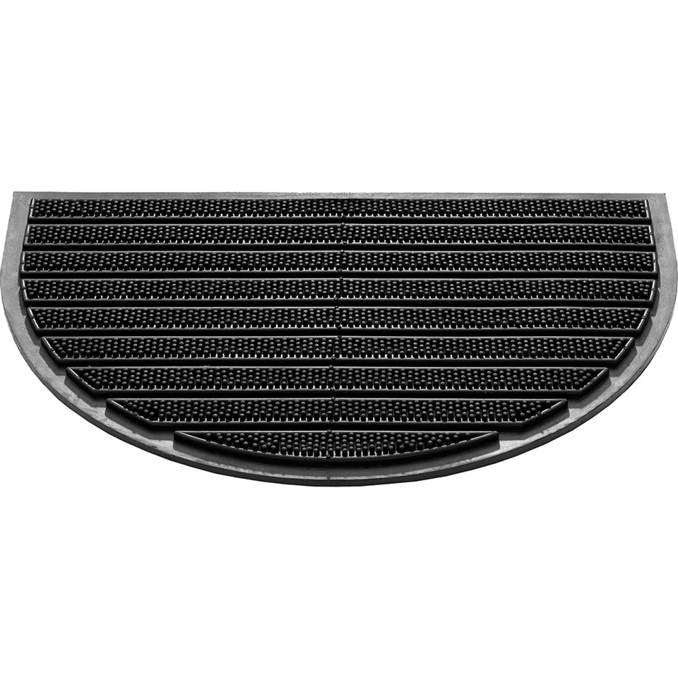 Gummimatte Fußabtreter Fußmatte Bodenmatte Matte Piazza 40 x 60 cm halbrund - Bild 1 von 1