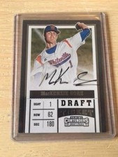 2017 MacKENZIE GORE Panini Contenders Draft Ticket Autograph Rookie  SD Padres