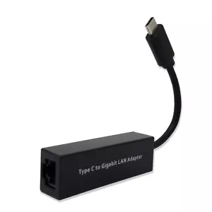 USB-C (Type C 3.1) to RJ45 Gigabit Ethernet LAN Network Adapter - Picture 1 of 6