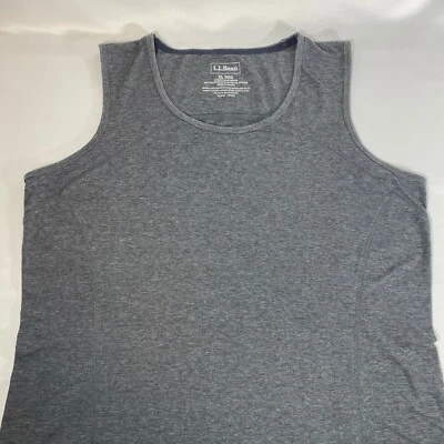 Camiseta sin mangas LL Bean ropa deportiva - para mujer talla XL regular - gris jaspeado Foto 1 de 4