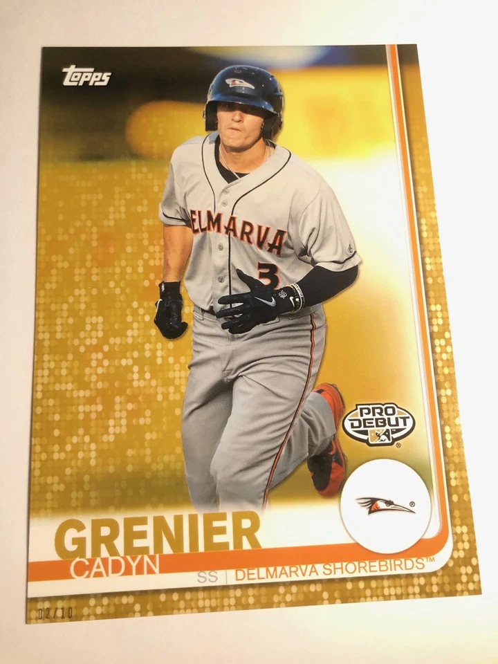 2019 Topps Pro Debut Jumbo 5x7 Cadyn Grenier Shorebirds 126 02/10 - Image 1 of 1