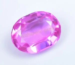 Makelloser 6,60 ct natürlicher rosa Saphir oval atemberaubend Sri Lanka loser Edelstein - Bild 1 von 5