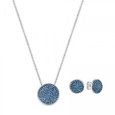 Authentic Swarovski Fun Set ( necklace and earrings ), Blue, 5225733. RARE. NIB