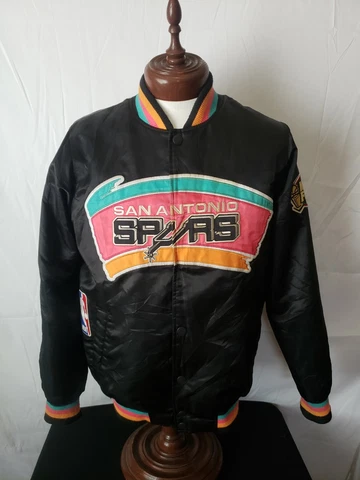 🔥🚨Vintage San Antonio Spurs Vintage Starter Small 1998 FINALS Jacket EUC! Cover