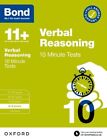 Bond 11+: Bond 11+ Verbal Reasoning 10 Minute Tests with Answer Support 8-9 year