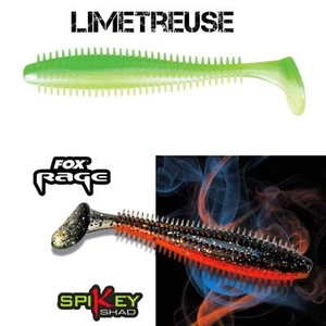 Fox Rage Zander Spikey Shad in 9 cm Farbe: Limetreuse NSL503 - Bild 1 von 2