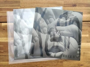 KORN - REQUIEM - LIMITED MILKY CLEAR VINYL + 12" X 12" HAND SIGNED PRINT - Picture 1 of 2