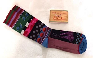Dub & Drino Colorful Crew Socks From France - Picture 1 of 1