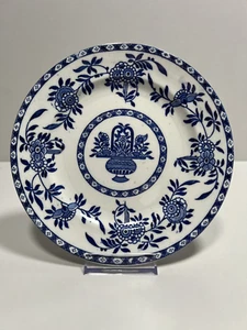 Wood & Sons Delph Blue & White Collectible Plate Minton Vintage Antique 19cm - Picture 1 of 15