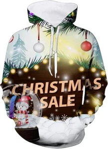 Men's Autumn And Winter Christmas Hoodie 3D Printed - Picture 1 of 2