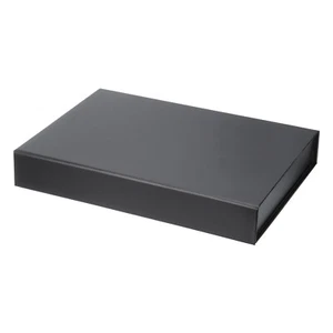 Geschenkbox mit Magnetverschluss,rechteckig,33 x 22 x 5cm,Schwarz - Bild 1 von 6