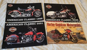 Harley Davidson Kalender 4 Stück - 1999 2000 2001 2002 groß glänzend 17x11 - Bild 1 von 13