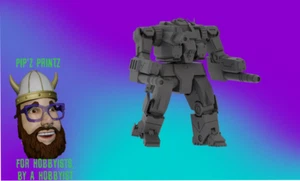 Doloire DLR-O Alternate Mech Model For Battletech 6mm-10mm-15mm - Picture 1 of 1