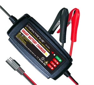 VMAX BC1204A 12V 3.3A Smart Charger Trickle Maintainer for Cars Boats Truck IP65 - Picture 1 of 1