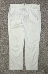 GANT Diamond G Men’s Pants Classic Chino Solid Beige Basic Slim Fit Size 46 - Picture 1 of 20