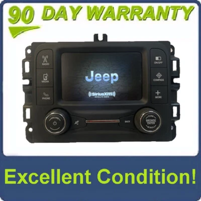 15-17 吉普 Renegade 原始设备制造商 VP2 触摸屏 多媒体 调幅 调频 卫星 收音机 接收器 — 第 1/4 张图片