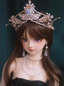 1/3 SD17 ID75 BJD Puppe Diadem Krone/Halskette nur Schmuck Puppenzubehör - Bild 1 von 10