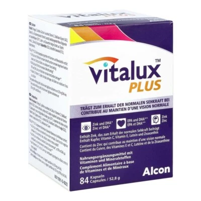 Vitalux Plus Kapseln, 84 St PZN 18044848 ✅
