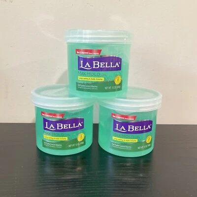 [ 3 Jars ] La Bella Max Hold Styling Gel 12 oz Each - Image 1 of 4
