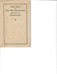 Rio Chemical Co-Celerina libretto medico alcune note sulla nuova ginecologia 1922 - Foto 1 di 2